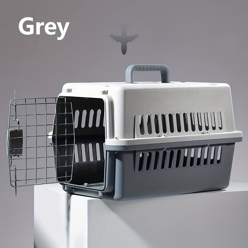 Pet Cage Kennel Hard Edge, Suitable For Air/road Trips, Suitable For Dogs/cats Weighing Up To 23 Pounds