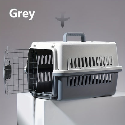Pet Cage Kennel Hard Edge, Suitable For Air/road Trips, Suitable For Dogs/cats Weighing Up To 23 Pounds