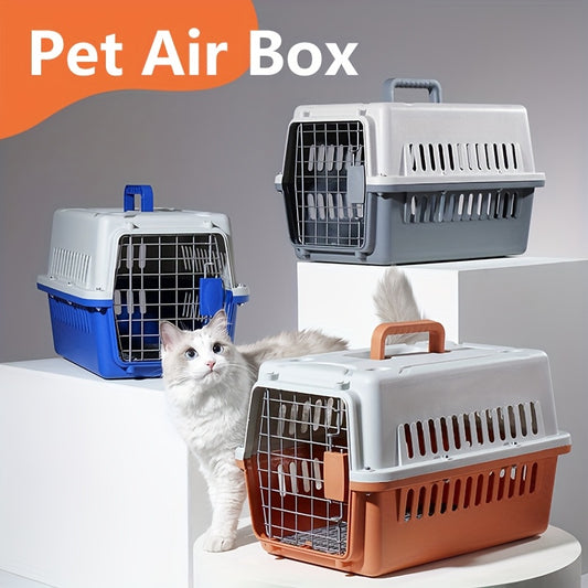 Pet Cage Kennel Hard Edge, Suitable For Air/road Trips, Suitable For Dogs/cats Weighing Up To 23 Pounds